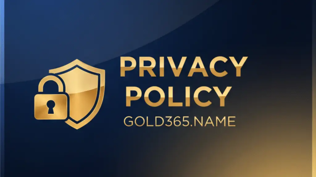 Gold365 privacy policy