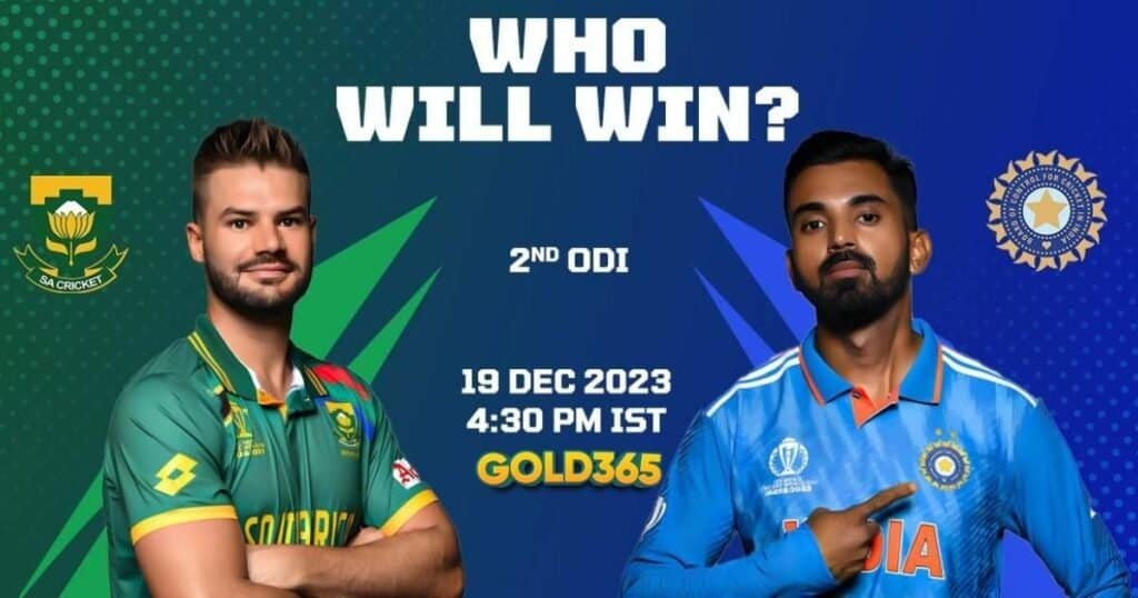 IND vs SA Prediction for 2nd ODI – Gold365 match preview