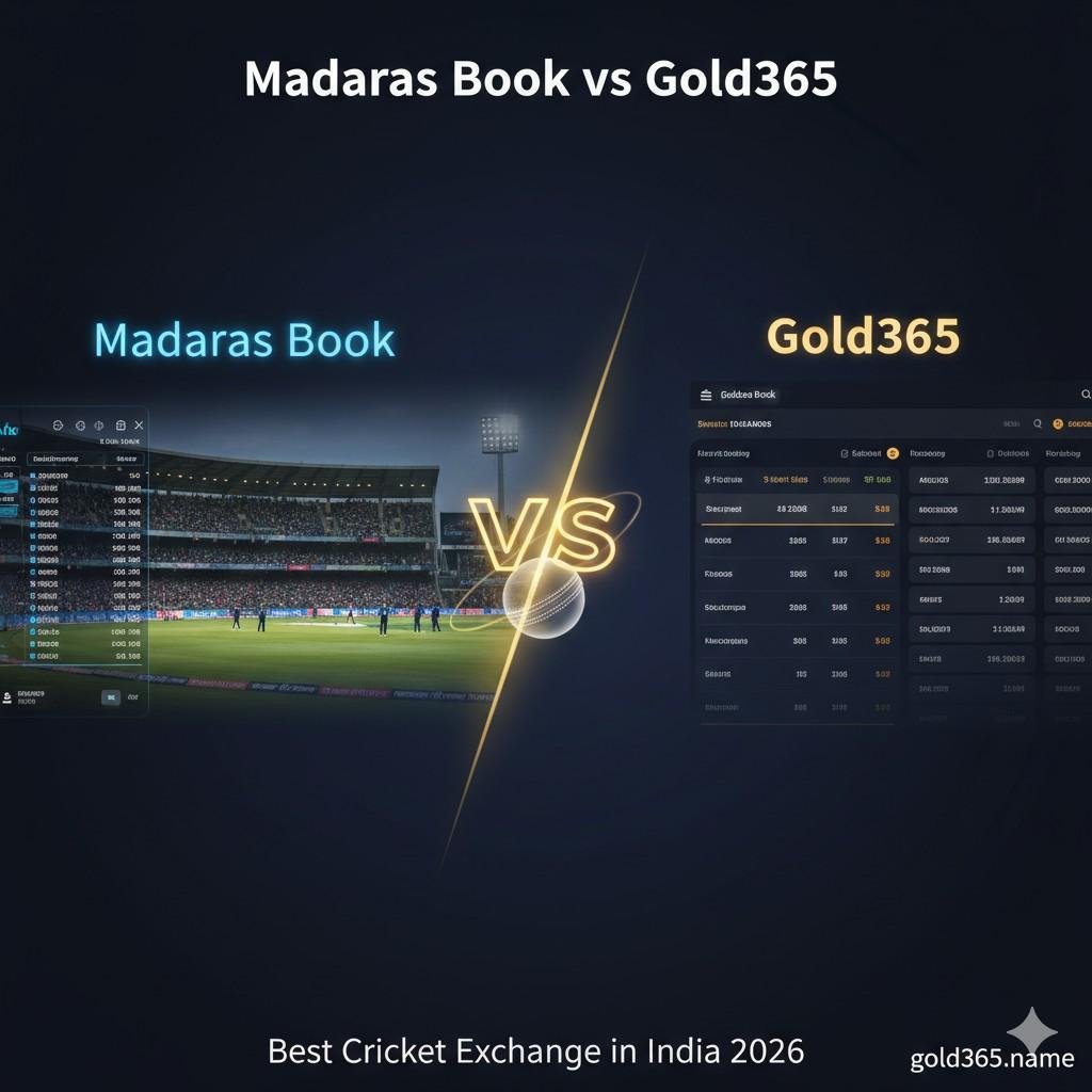 madaras book vs gold365 Comparision Best Cricket ID Provider In India 2026