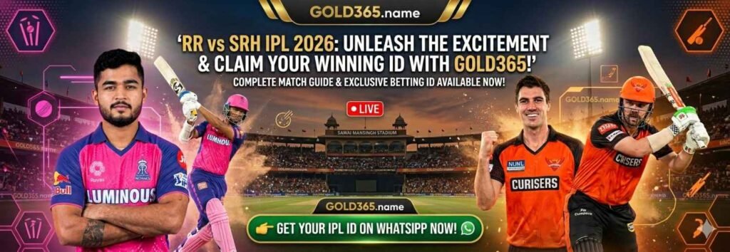 RR vs SRH Dream11 Prediction Today Match 36th IPL 2026: Top Fantasy Team, Playing XI, Jaipur Pitch Report & Player Stats banner by Gold365