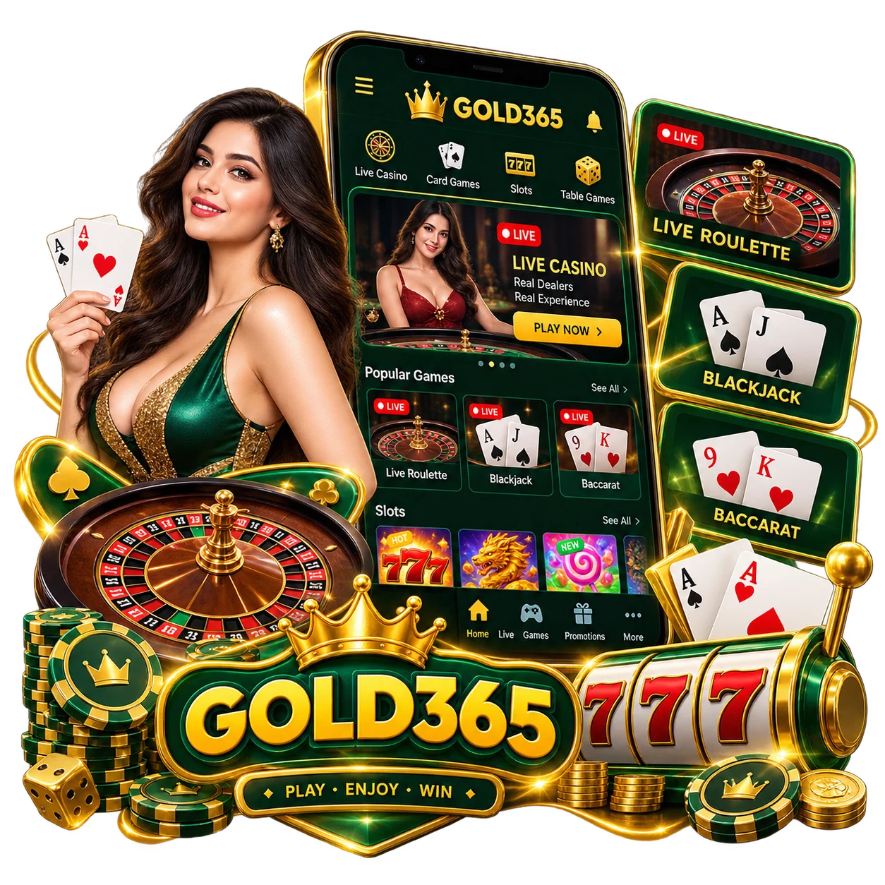 Gold365 interactive live games experience